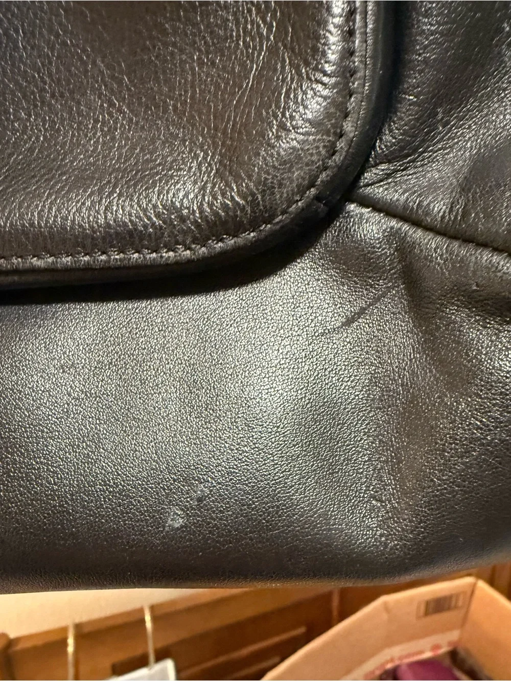 Coach SoHo Tote Leather Shoulder Tote with Gold Hardware